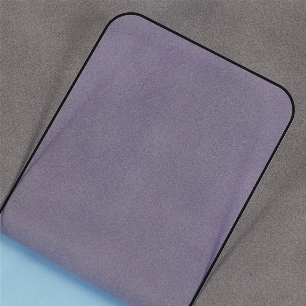 For Google Pixel 9 Pro XL High Aluminium-Silicon Glass Screen Protector Purple Light Protection Silk Printing Screen Film - 6