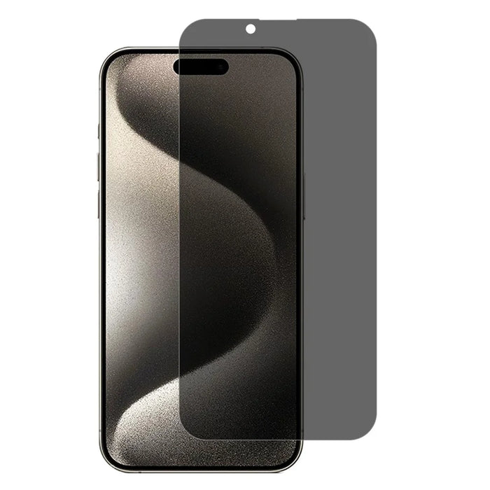 For iPhone 16 Screen Protector Anti-Peep Full Coverage Tempered Glass Film - 1