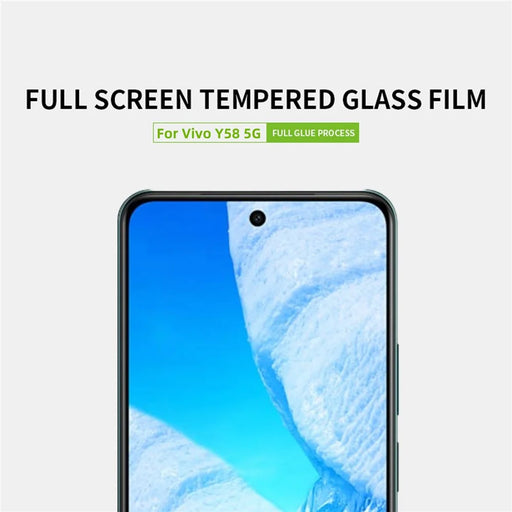 PINWUYO JK Series-2 for vivo Y58 5G Full Screen Protector Shatter-Proof High Aluminium-Silicon Glass - 2