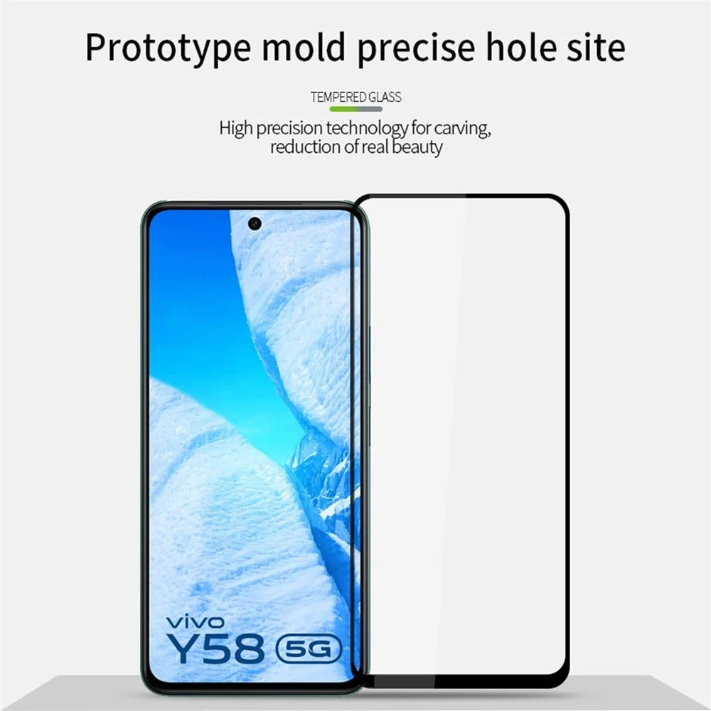 PINWUYO JK Series-2 for vivo Y58 5G Full Screen Protector Shatter-Proof High Aluminium-Silicon Glass - 6