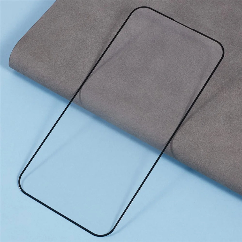D Pro For iPhone 16 Plus Tempered Glass Screen Protector HD Clear Silk Printing Edge - 4