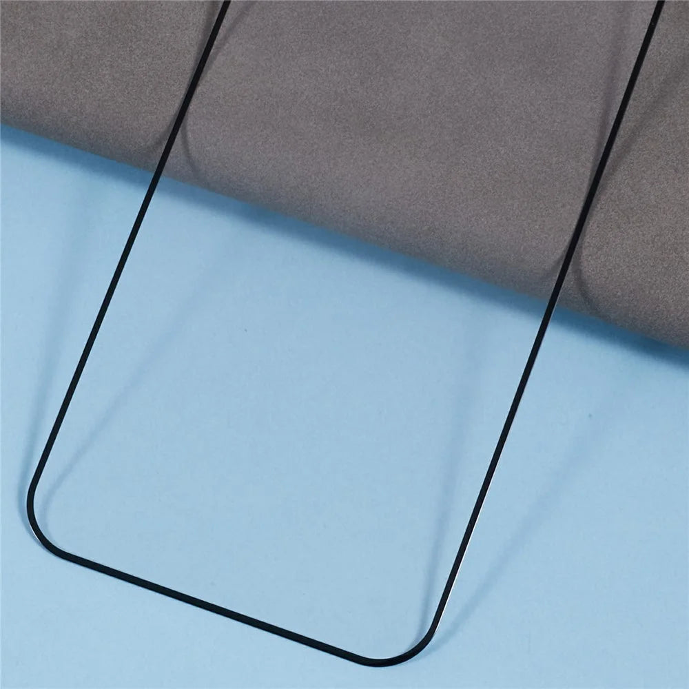 D Pro For iPhone 16 Plus Tempered Glass Screen Protector HD Clear Silk Printing Edge - 6