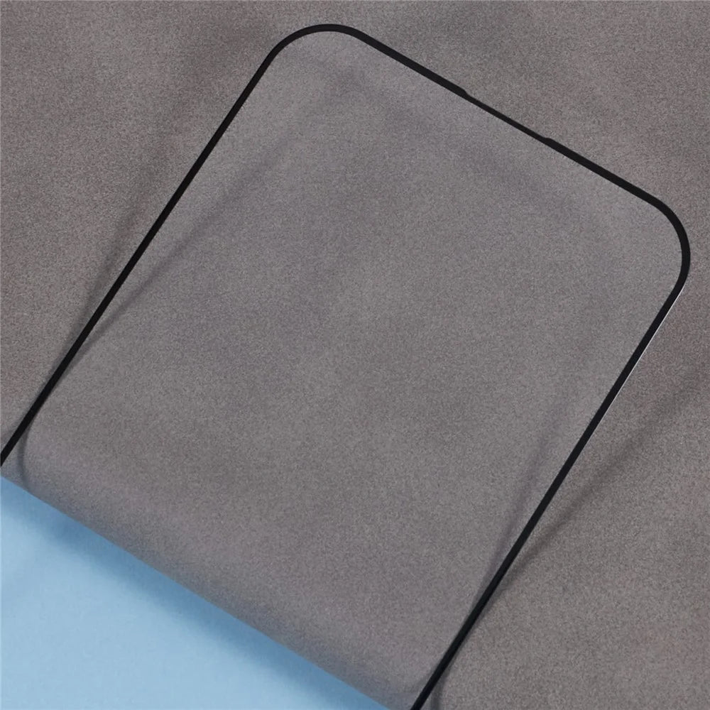 D Pro For iPhone 16 Pro Max Silk Printing Screen Protector Full Cover Tempered Glass Film - 5