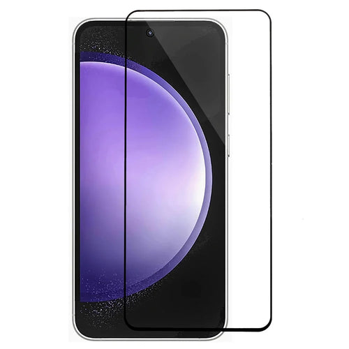 For Samsung Galaxy S24 FE Full Screen Protector Tempered Glass Full Glue Silk Printing Screen Film - 1