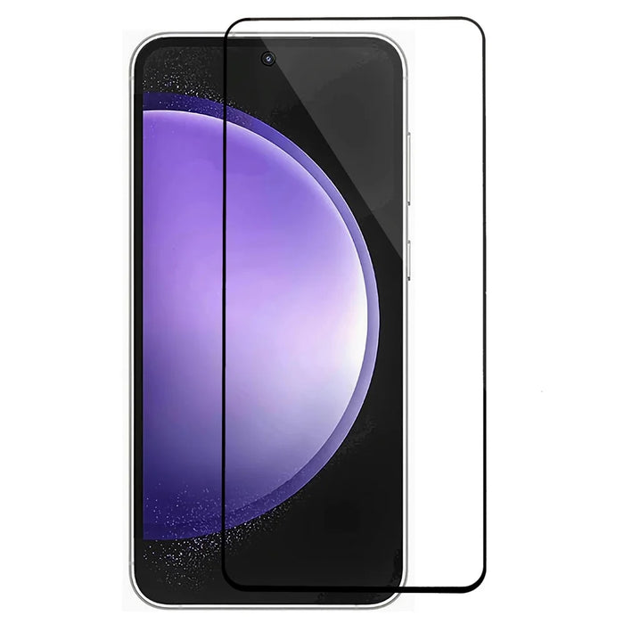 For Samsung Galaxy S24 FE Full Screen Protector Tempered Glass Full Glue Silk Printing Screen Film - 1