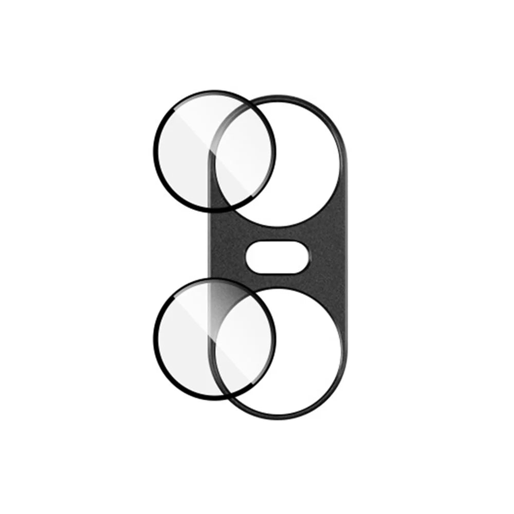 IMAK For Sony Xperia 10 VI Camera Lens Film Metal Lens Cap+Tempered Glass Lens Protector - Black - 7