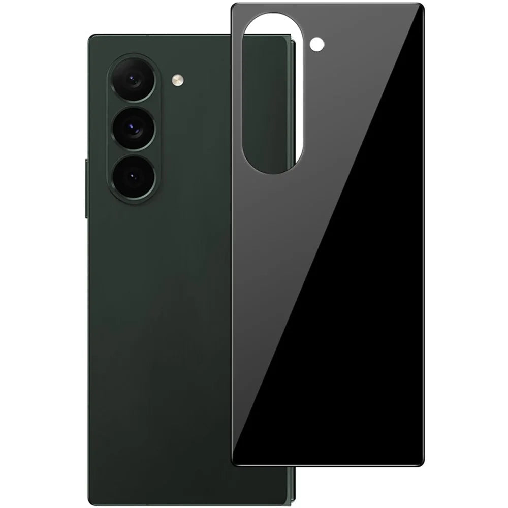 IMAK For Samsung Galaxy Z Fold6 5G Phone Back Cover Tempered Glass Film Black Version - 1