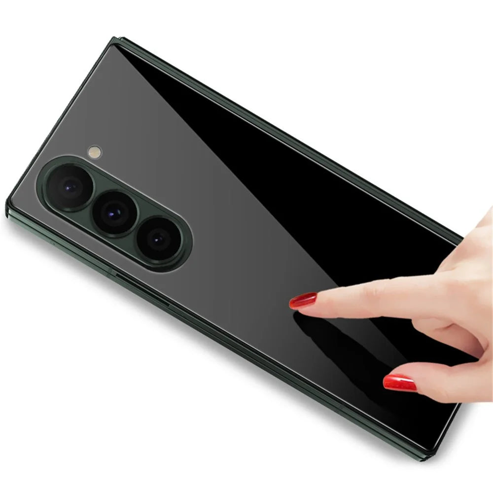 IMAK For Samsung Galaxy Z Fold6 5G Phone Back Cover Tempered Glass Film Black Version - 5
