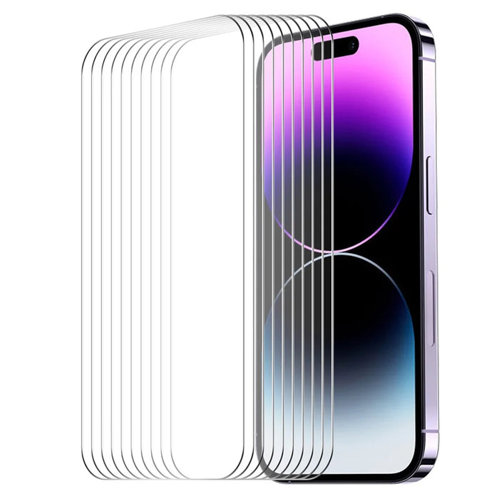 ENKAY HAT PRINCE 10Pcs For iPhone 16 Pro High Aluminium-Silicon Glass Screen Protector - 1