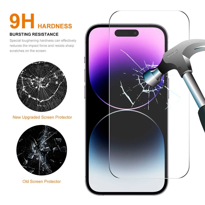 ENKAY HAT PRINCE 10Pcs For iPhone 16 Plus / 15 Plus High Aluminium-Silicon Glass Screen Protector - 2