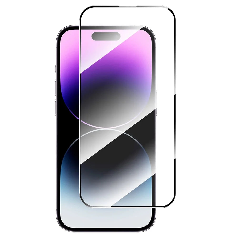ENKAY HAT PRINCE For iPhone 16 Pro Screen Protector Anti-explosion 9H Silk Printing 0.26mm Screen Film - 1