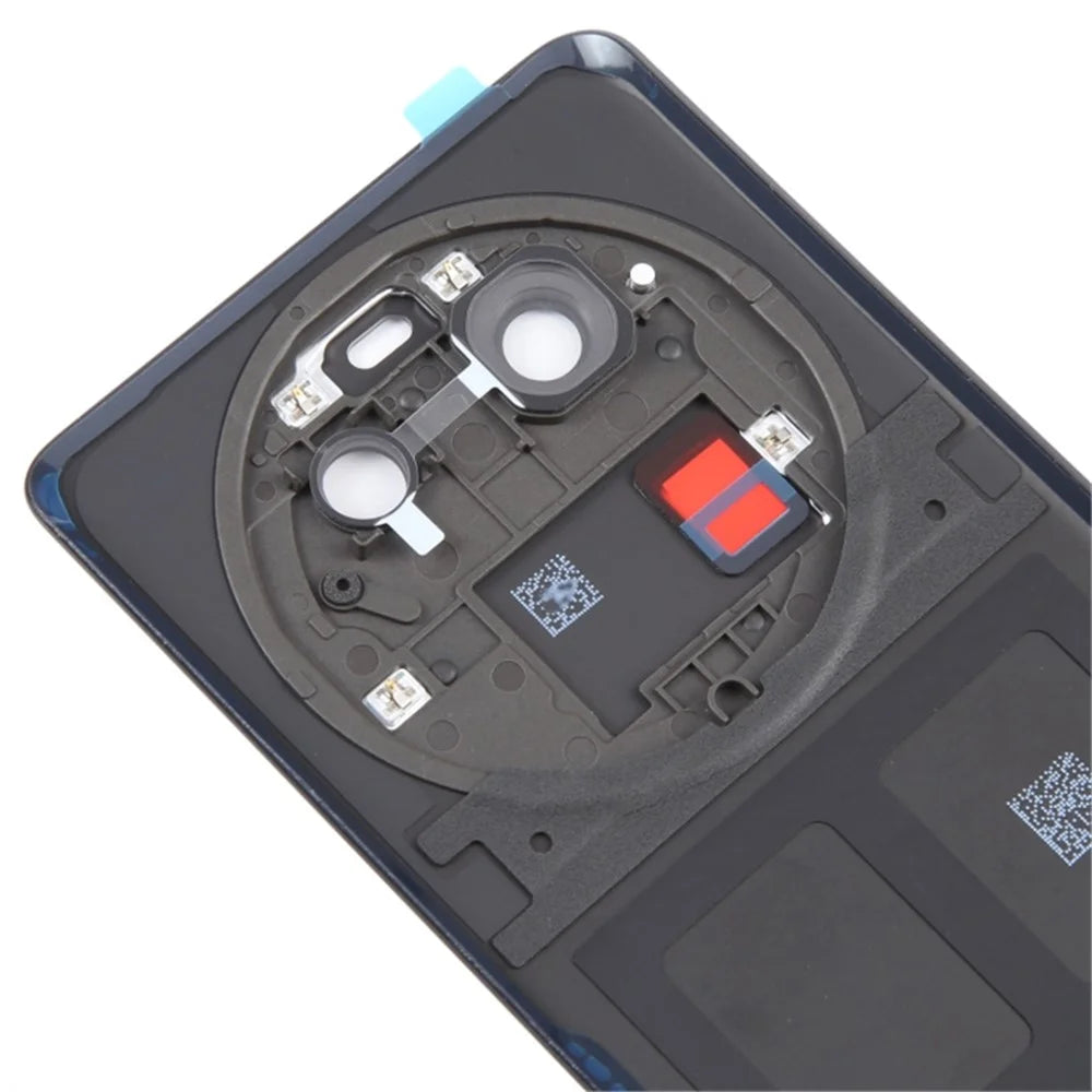 For Oppo Find X6 Battery Cover Back Rear Housing with Camera Ring Cover Parts (Without Logo) - Black - 4