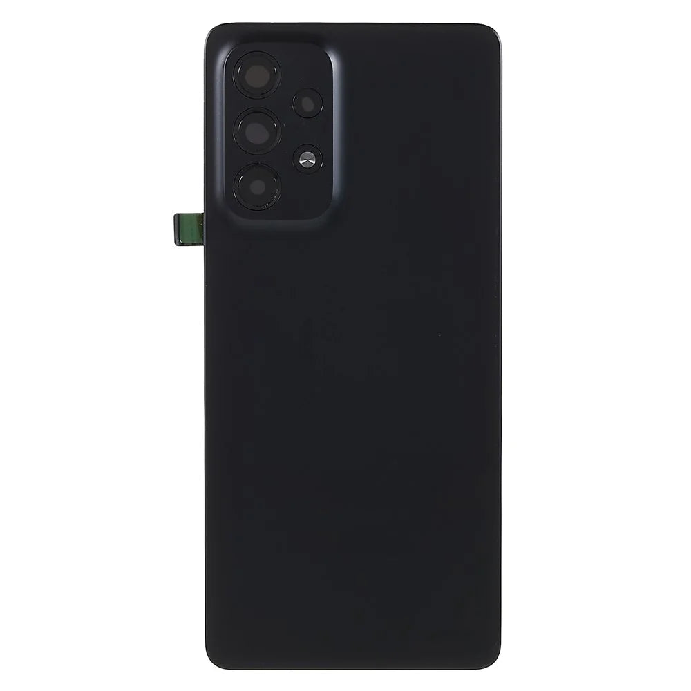 For Samsung Galaxy A53 5G A536 Battery Housing with Adhesive Sticker + Camera Lens Cover (Without Logo) - Black - 2