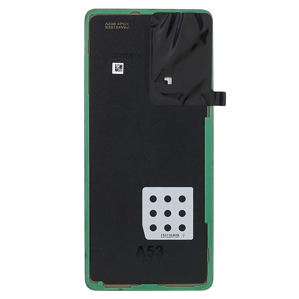 For Samsung Galaxy A53 5G A536 Battery Housing with Adhesive Sticker + Camera Lens Cover (Without Logo) - Black - 3