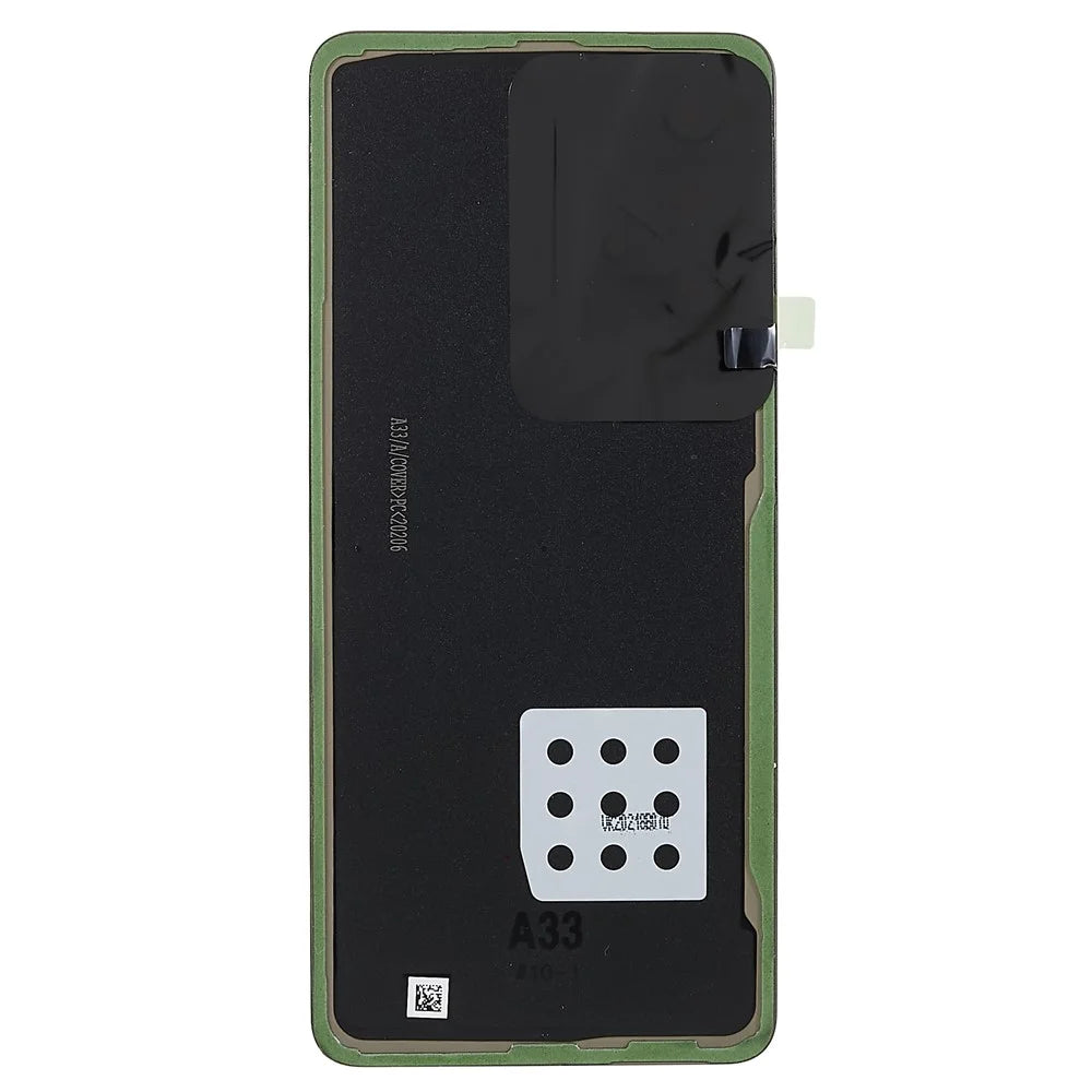 For Samsung Galaxy A33 5G A336 Battery Housing with Adhesive Sticker + Camera Lens Cover (Without Logo) - Black - 3