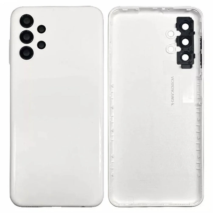 For Samsung Galaxy A13 4G A135 Battery Housing with Camera Lens Cover - White - 1