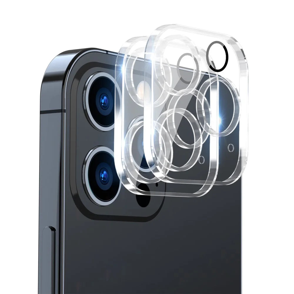ENKAY HAT PRINCE 2Pcs For iPhone 16 Pro / 16 Pro Max Camera Lens Protector Integrated Tempered Glass Lens Film - 1