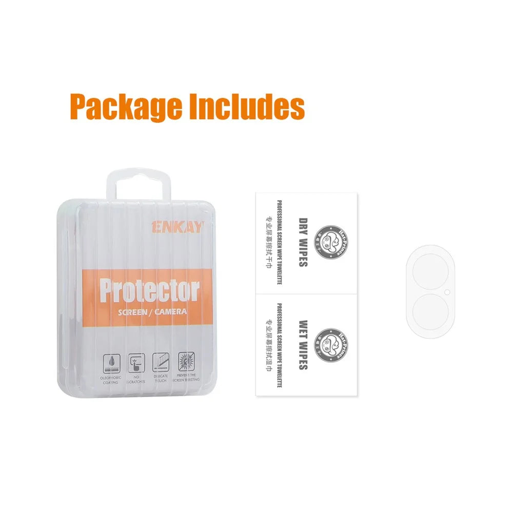 ENKAY HAT PRINCE For iPhone 16 / 16 Plus Integrated Camera Lens Film Tempered Glass Lens Protector - 2