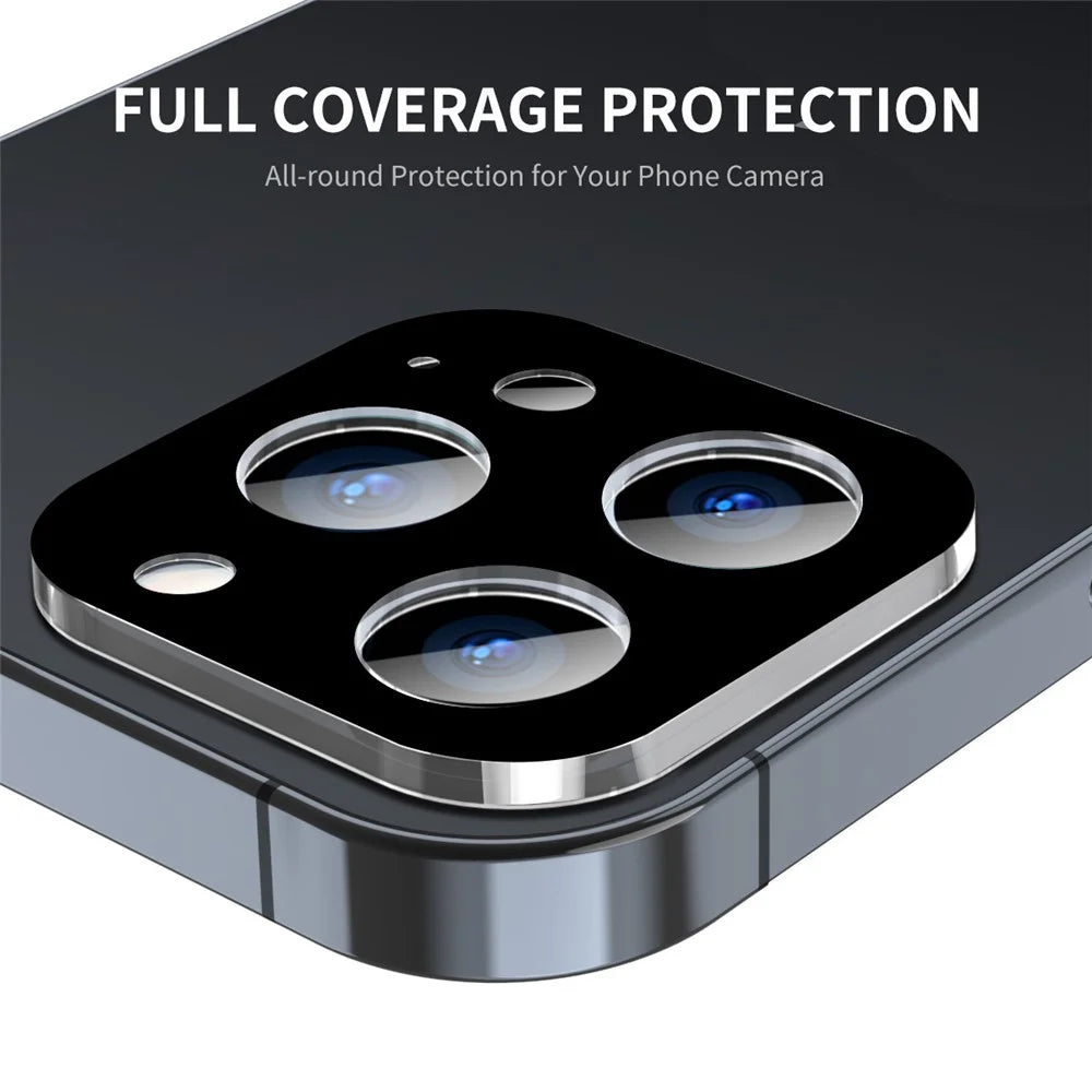 ENKAY HAT PRINCE For iPhone 16 Pro / 16 Pro Max Camera Lens Protector Silk Printing Clear Tempered Glass Film - 2