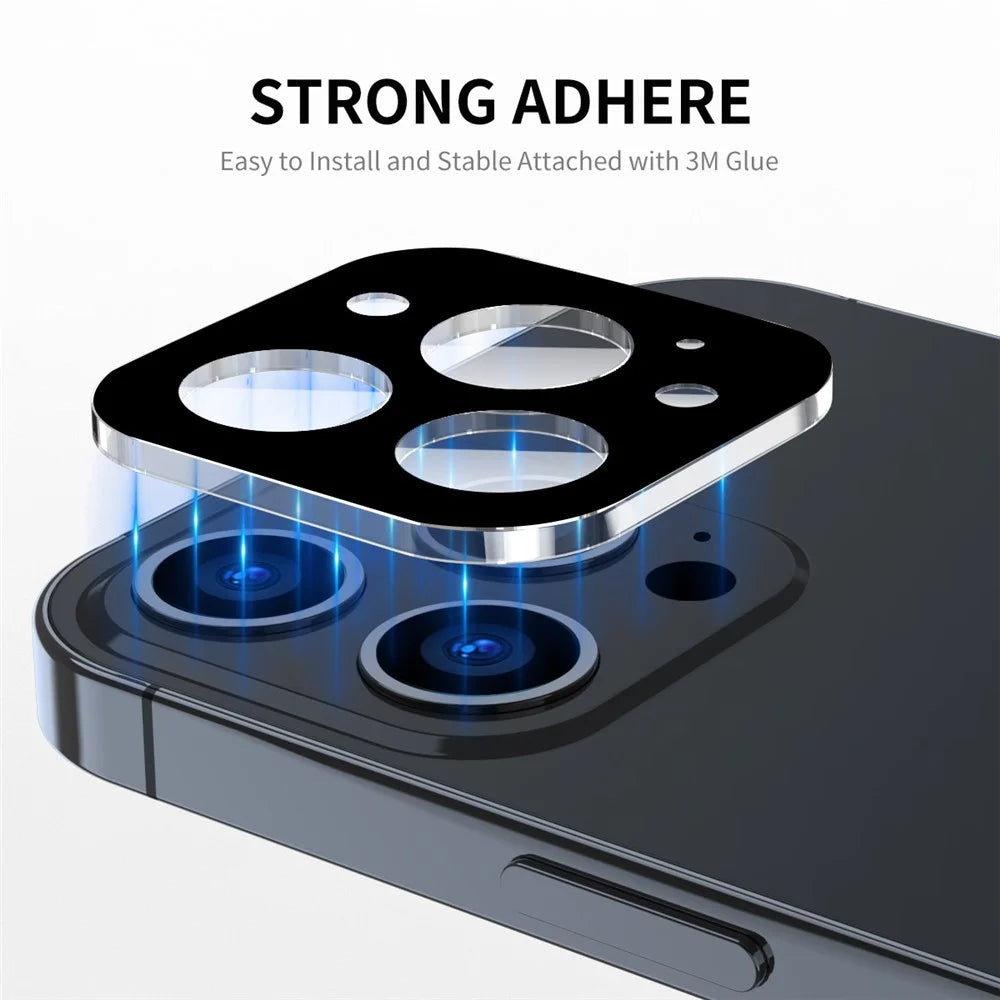 ENKAY HAT PRINCE For iPhone 16 Pro / 16 Pro Max Camera Lens Protector Silk Printing Clear Tempered Glass Film - 3
