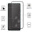 For OnePlus Nord CE4 Lite 5G AGC Tempered Glass with Black Edge Full Glue Full Coverage Screen Protector - 2
