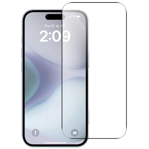 For iPhone 16 Screen Protector 2.5D Arc Edge HD Clear Tempered Glass Film - 1