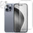 For iPhone 16 Pro Max Clear Tempered Glass Screen Protector Anti-Explosion Film + Camera Lens Protector - 1