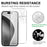 For iPhone 16 Pro Max Clear Tempered Glass Screen Protector Anti-Explosion Film + Camera Lens Protector - 4