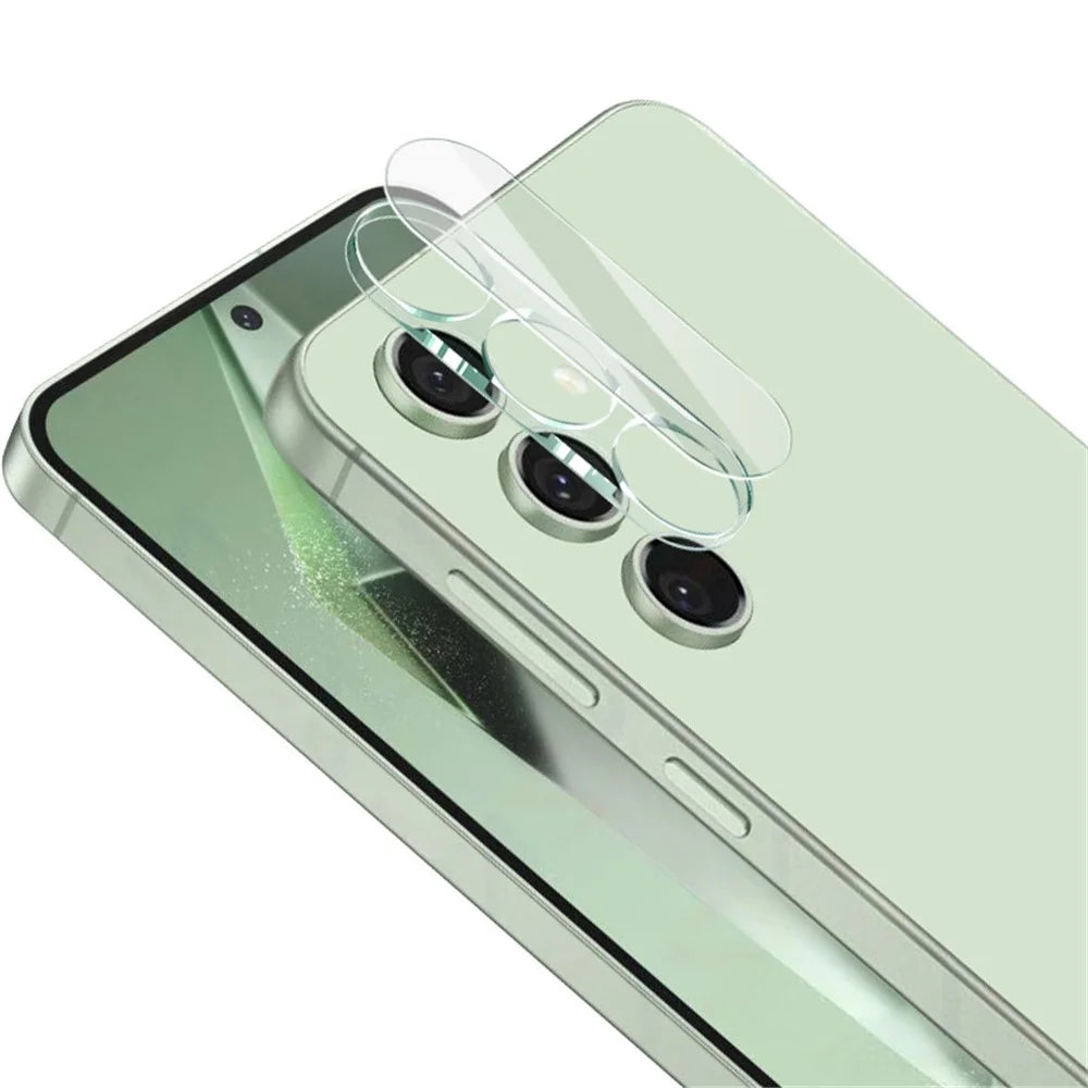 IMAK For Samsung Galaxy S24 FE Tempered Glass Camera Lens Protector + Acrylic Lens Cap - 1