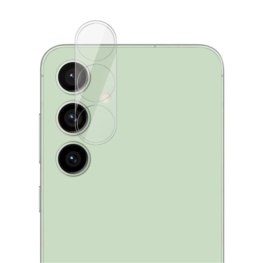 IMAK For Samsung Galaxy S24 FE Tempered Glass Camera Lens Protector + Acrylic Lens Cap - 5
