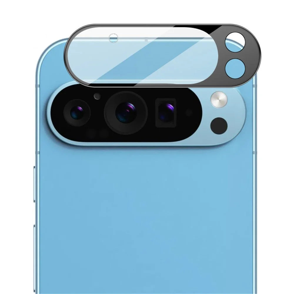 IMAK For Google Pixel 9 Pro Tempered Glass Camera Lens Protector (Black Version) - 5
