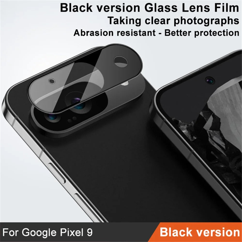 IMAK For Google Pixel 9 Camera Lens Protector Tempered Glass Anti-Scratch (Black Version) - 2
