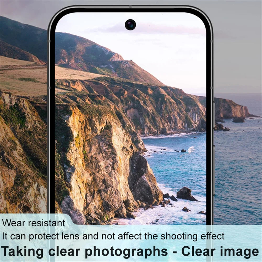 IMAK For Google Pixel 9 Camera Lens Protector Tempered Glass Anti-Scratch (Black Version) - 3