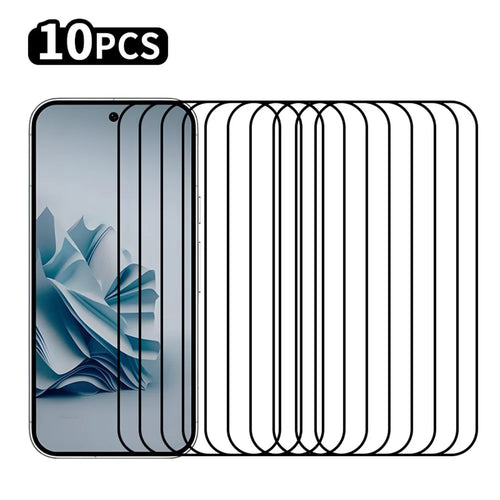 RURIHAI 10Pcs For Google Pixel 9 Pro XL Secondary Hardening High Aluminum-Silicon Glass Film - 1