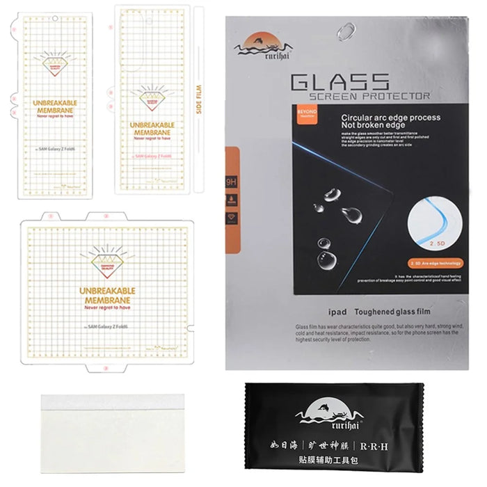 RURIHAI For Samsung Galaxy Z Fold6 5G Front Back Screen Protector Set 0.15mm PET Film - 6