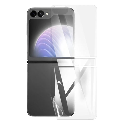 RURIHAI For Samsung Galaxy Z Flip7 FE 5G / Z Flip6 5G PET Screen Film Kit Front and Back Cover Protector - 2