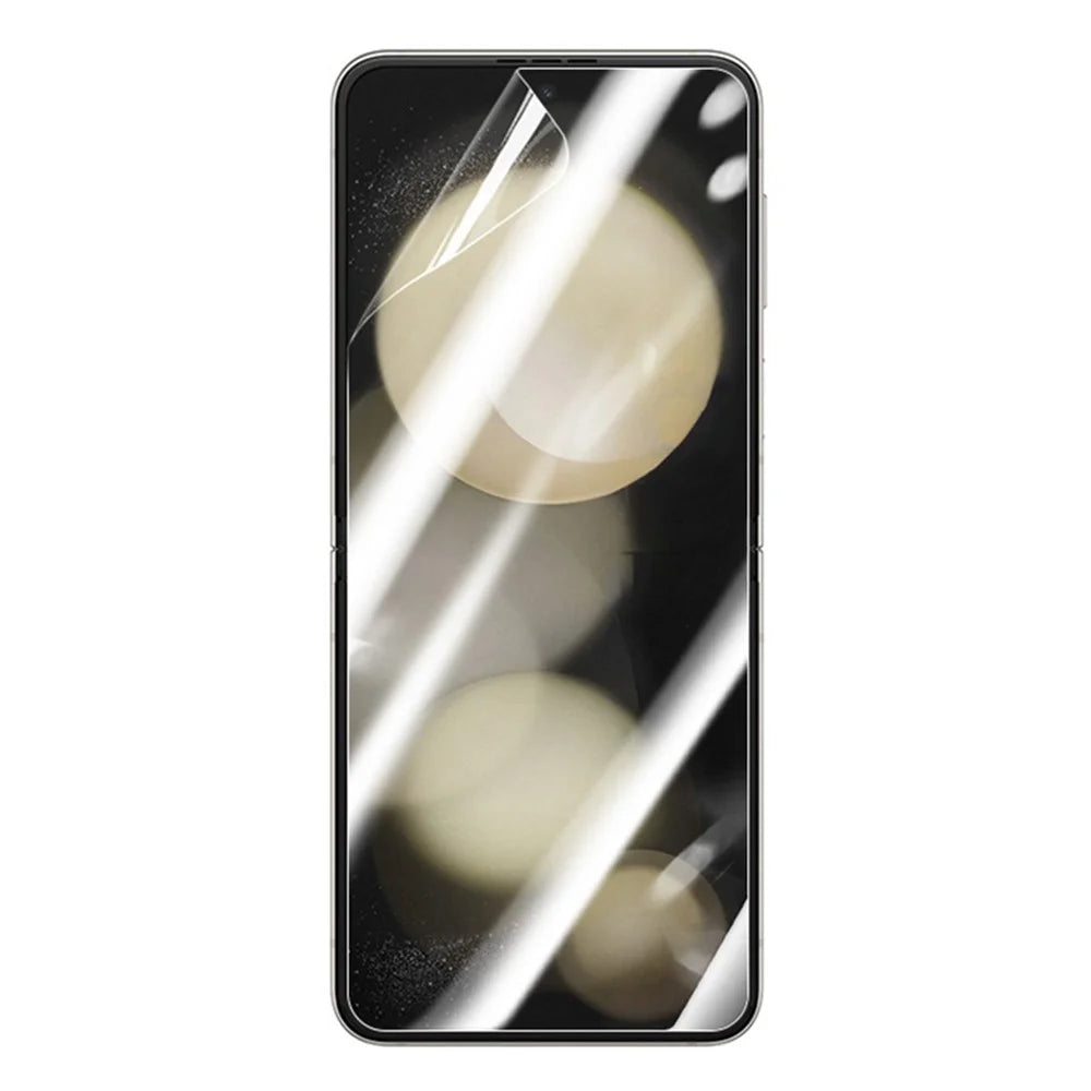 RURIHAI For Samsung Galaxy Z Flip7 FE 5G / Z Flip6 5G PET Screen Film Kit Front and Back Cover Protector - 3