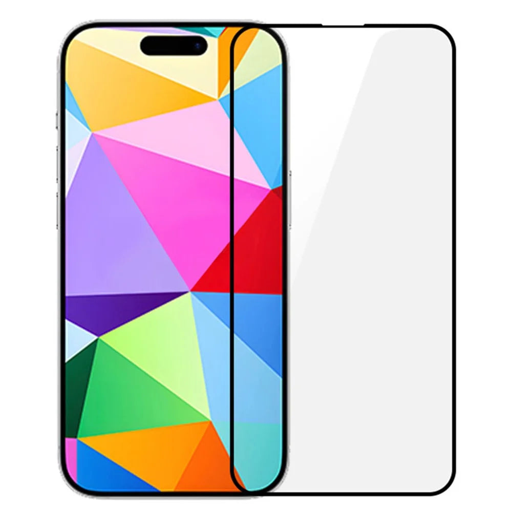 RURIHAI For iPhone 16 Full Screen Protection High Definition High Aluminum-Silicon Glass Film - 1