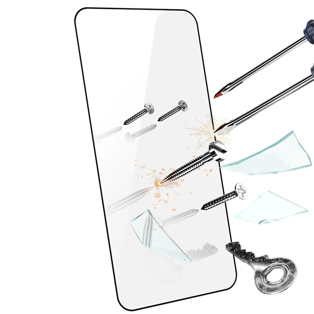 RURIHAI For iPhone 16 Plus Full Screen Protector 0.33mm 2.5D Anti-Scratch - 3
