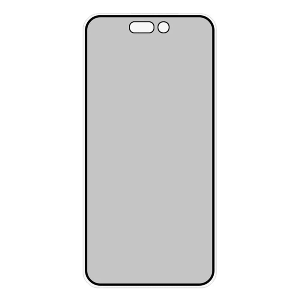 RURIHAI For iPhone 16 Pro Max Anti-Spy Screen Protector High Aluminum-Silicon Glass Film - 2