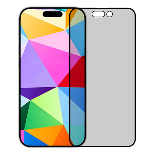 RURIHAI For iPhone 16 Anti-Spy Screen Protector Privacy Protection 0.2mm 2.5D - 1