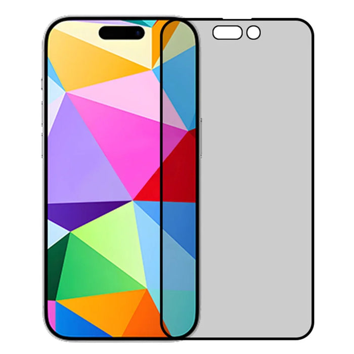 RURIHAI For iPhone 16 Anti-Spy Screen Protector Privacy Protection 0.2mm 2.5D - 1