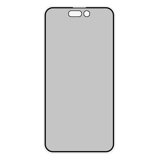 RURIHAI For iPhone 16 Anti-Spy Screen Protector Privacy Protection 0.2mm 2.5D - 2