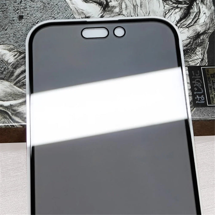 RURIHAI For iPhone 16 Anti-Spy Screen Protector Privacy Protection 0.2mm 2.5D - 4
