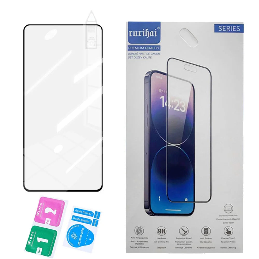 RURIHAI For OnePlus Nord CE4 Lite 5G / Oppo K12x 5G (China) Screen Protector Full Coverage Full Glue - 5