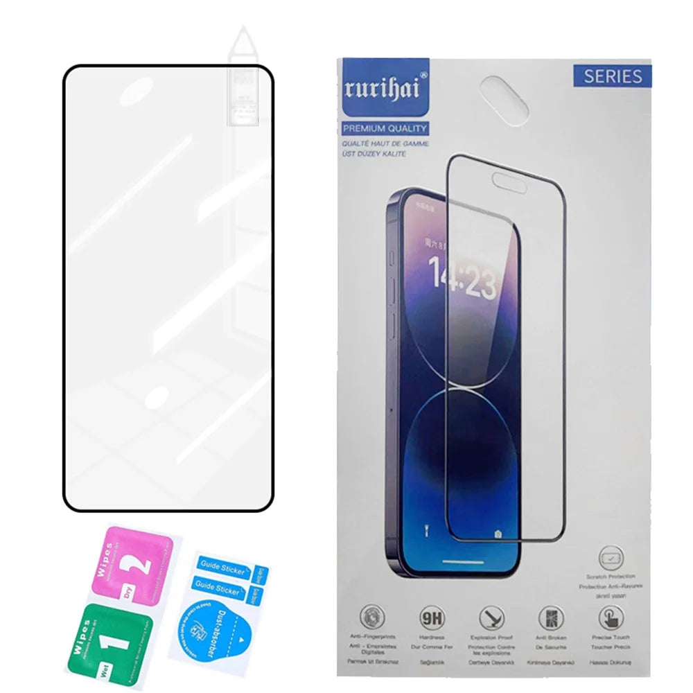 RURIHAI For OnePlus Nord CE4 5G Full Screen Protector Secondary Hardening Full Glue - 5