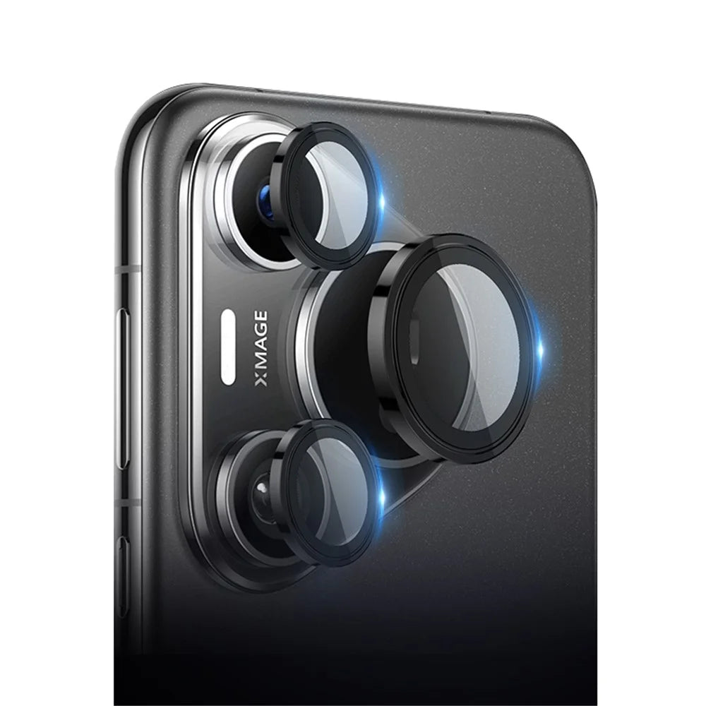 X-LEVEL AR Spotlight Series For Huawei Pura 70 Pro / Pura 70 Pro+ Camera Lens Protector Set Tempered Glass - Black - 1