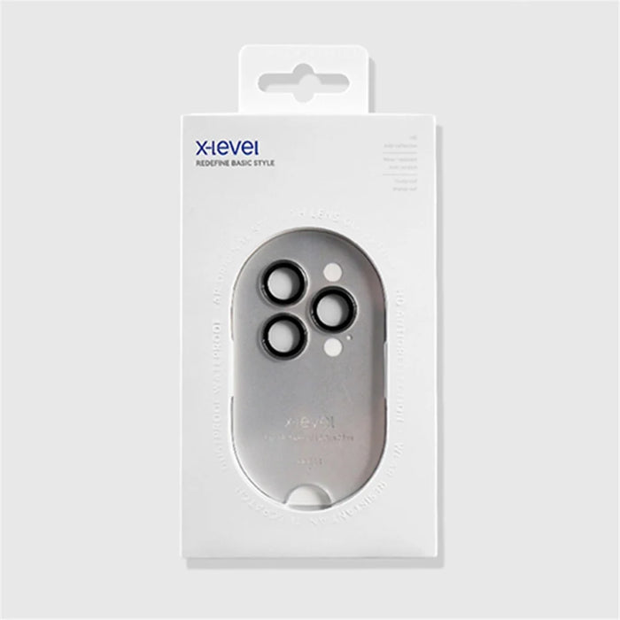 X-LEVEL AR Spotlight Series For iPhone 15 / 15 Plus Camera Lens Protector Set Night Shooting Mode - Black - 7