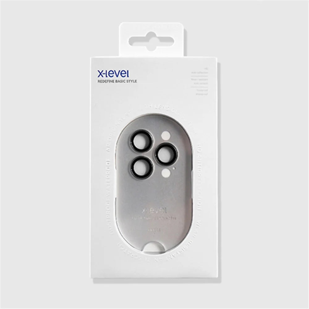 X-LEVEL AR Spotlight Series For iPhone 14 / 14 Plus Camera Lens Protector Set Night Shooting Mode - Black - 7