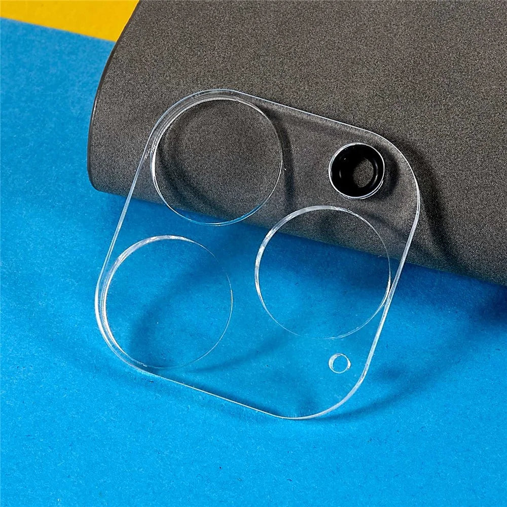 For iPhone 16 Pro / 16 Pro Max Camera Lens Protector Tempered Glass Lens Film 3D Arc Edge - 5